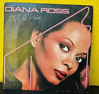 Diana Ross - My Old Piano Vinyl 7'' 45 FR 1980 Motown 2C00864138 VG+/VG+