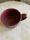 Vintage Large Collection Circle Handmade Stoneware Cup Mug Soup Bowl Raised Bear — photo 2