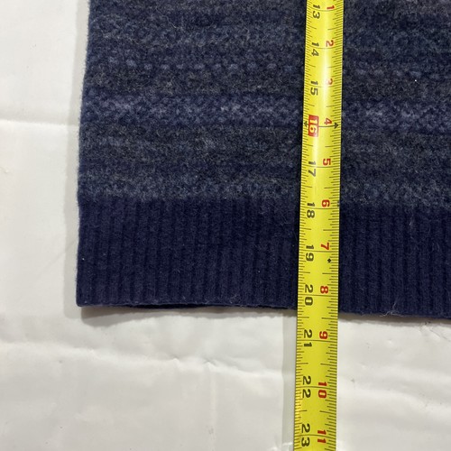 Polo Ralph Lauren Wool Fair Isle Crewneck Sweater Blue Girls Size XL - Picture 7 of 9