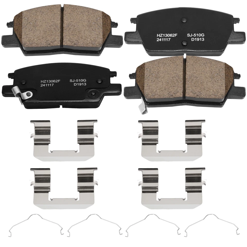 Complete 8-PC Ceramic Brake Kit - Fits Chevy Malibu 2016-2019 & Buick LaCrosse - Image 2 of 4