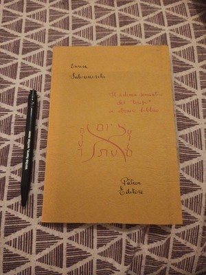 Salvaneschi DAS SEMANTISCHE SYSTEM DER ZEIT IM BIBLISCHEN HEBRÄISCH, Patron 1979