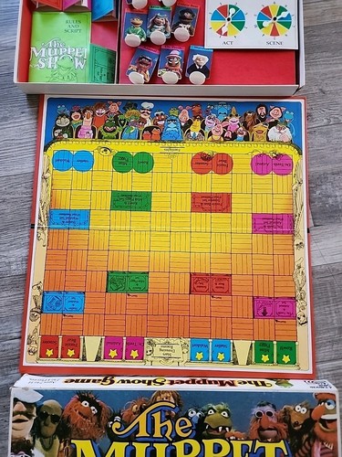 Komplett 1977 THE MUPPET SHOW Brettspiel Parker Brothers Vintage Kermit - Bild 6 von 8