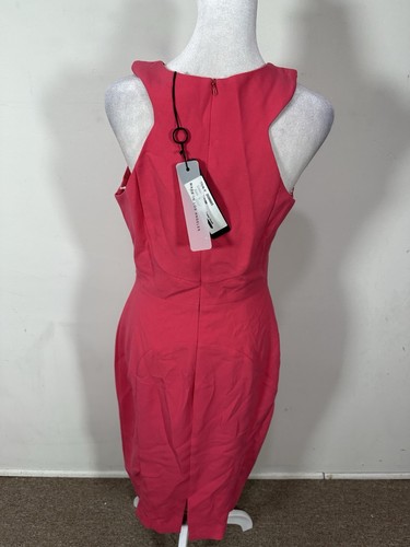 Black Halo Damen rosa Farbe ärmelloses Kleid Größe 6 - Bild 4 von 9