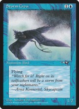 Storm Crow (Flying Left) #55 *Normal* (LP) - Alliances MTG