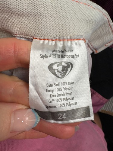 Phase Motorcross Pants Youth Size 24 Inseam 20 - Picture 13 of 13
