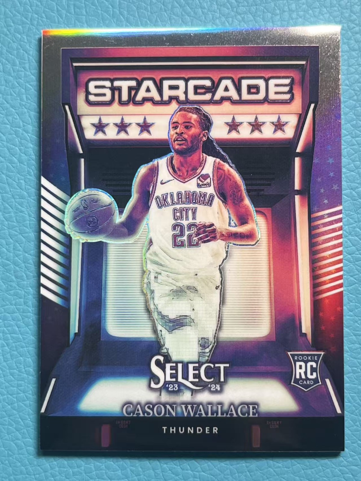 Cason Wallace 2023-24 Panini Select Starcade SSP RC Thunder #6