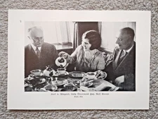 Zeppelin: Karl von Wiegand, Drummond Hay and Rolf Brandt - Antique Print - 1928