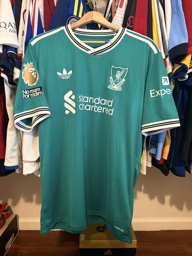 BNWT - 2025/2026 Liverpool Third 3rd Jersey Shirt Salah - Size: L Large