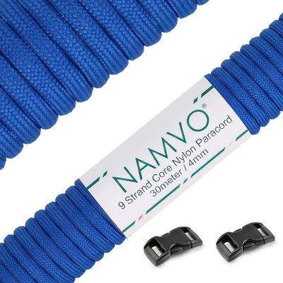 Mil Spec Type III Nylon Parachute Cord, 9 Inner Strands Strong Breaking Strength