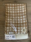 Timberland Plaid Scarf Brown White 100% Acrylic OS Patterned Winter Accessory — photo 2