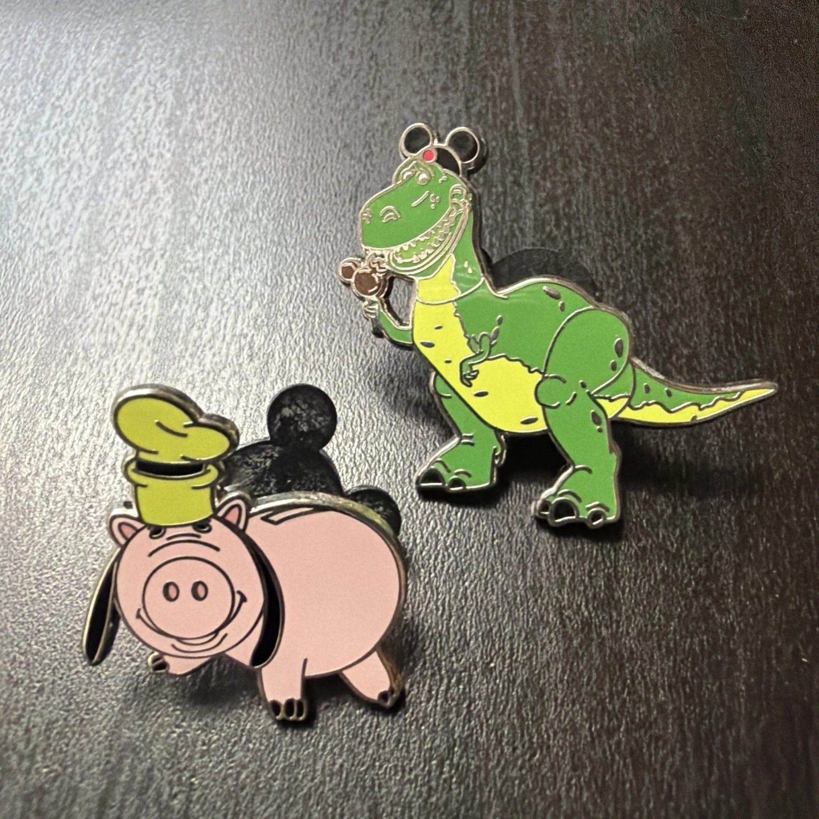Disney Pixar Pin Toy Story Rex Hamm First Release 2009 Pin Set HTF Rare