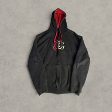 Y2K Element Full-zip Hoodie Skate Grungy Black Size XL