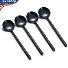 Set of 8 Stainless Steel Spoons Heavy Duty Tea Coffee Milk Dessert Utensils New