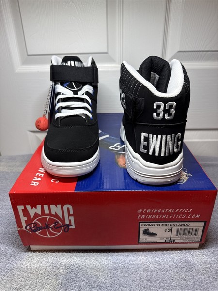 Rare Brand New Ewing 33 Mid Orlando Sneakers 1EW90206-009 OG Box Talla 12 Hombre 2