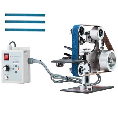 Bandschleifmaschine 762x25,4mm Bandschleifer Schleifer VFD 2 Schleifmodi