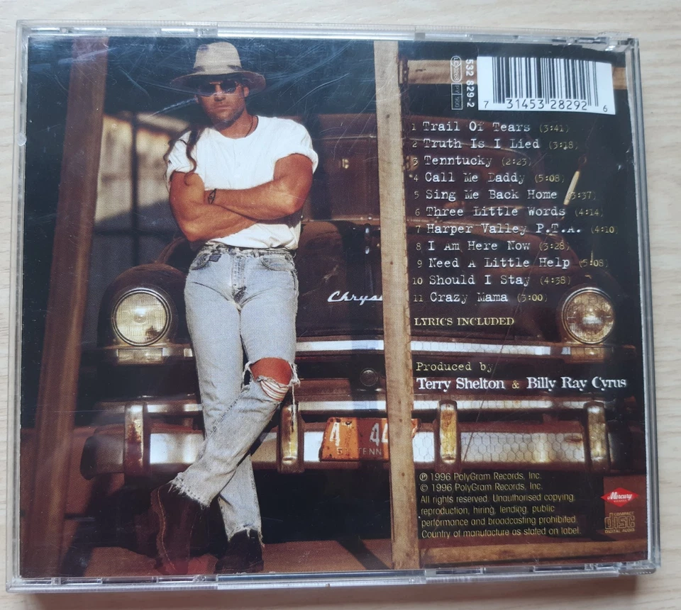 CD -- Billy Ray Cyrus -- Trail Of Tears - Bild 2 von 2