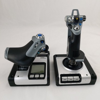 Logitech Saitek X52 Flight Control System TEILDEFEKT (LESEN)