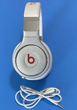 Monster Beats by Dr. Dre beat Pro over Ear Headphones headband White Working