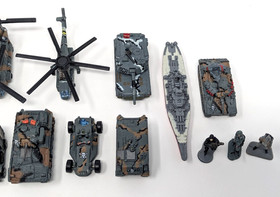 Vtg Galoob Micro Machines Military Lot: Terror Troops Freedom Force Skull Eagle