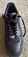 Nike Air Force 1 '07 Men's Black Low Top Lace-Up Athletic Sneaker