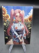 Saya Takagi High School Of The Dead Holographic Anime Collectible Trading Card