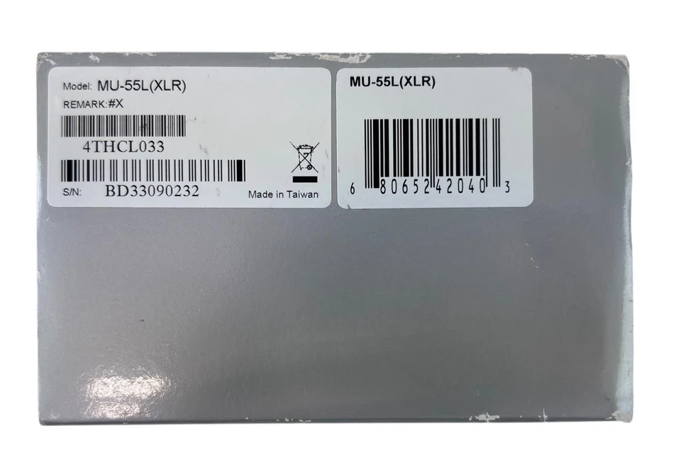 MiPro MU-55L (XLR) Omnidirectional Mini Capsule Lavalier Microphone - Image 3 of 4