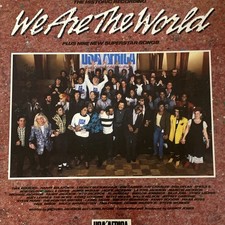 USA for Africa We Are The World Vinyl LP Pop Rock Classic Record Album