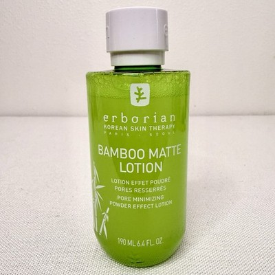 Erborian Bamboo Matte Lotion Korean Skin Pore Minimizing Powder Effect 6.4oz