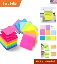 8 Pads Pop Up Sticky Notes 3x3 Refills Bright Colors Self-Stick Notes Pads Su...