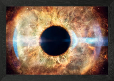 Gerahmtes Wandbild Poster Kosmischer Augennebel Leinwandbild Bild