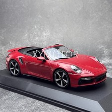 MINICHAMPS 1/18 Porsche 911 992 TURBO S CABRIOLET 2020 Diecast Model Car Gifts