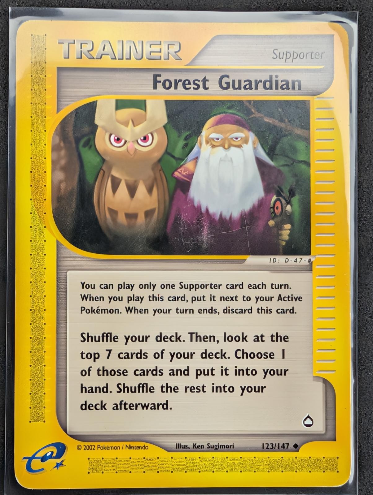 Forest Guardian 123/147 UC Aquapolis Pokemon LP