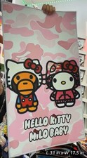 Tapis HELLO KITTY x ROSE ABC camouflage personnalisé plat/non moelleux zone détaillée #1