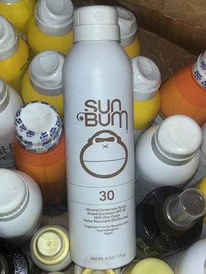 Sun Bum Mineral Sunscreen Spray SPF 30 Broad Spectrum Water Resistant 6 oz