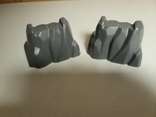 Brio world wooden Railway Train Replacement Mountain Rock Risers x 2