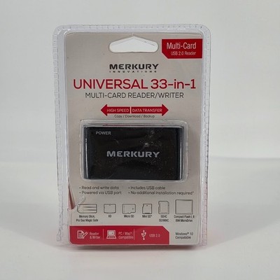 MERKURY Innovations Universal 33-in-1 Multi-Card Reader Writer