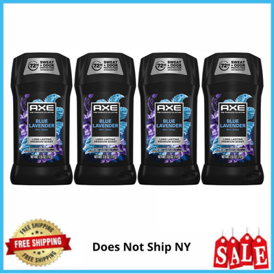 4-Pack AXE Fine Fragrance Blue Lavender Antiperspirant Deodorant Stick, 2.6 oz