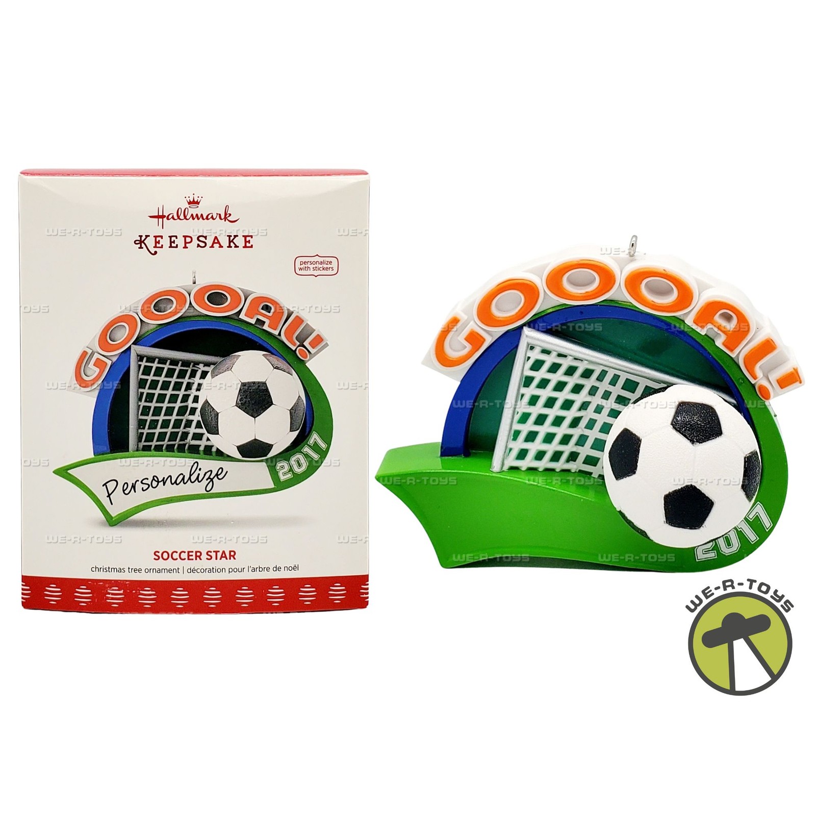 Soccer Star Hallmark Keepsake Christmas Ornament 2017