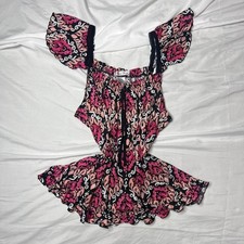 Linea Donatella Pink Flutter Sleeve Sleepwear Top