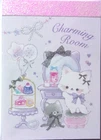 Q-LIA Cat Charming Room Mini Memo Pad Made in Japan 70 sheets