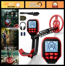 Professional Waterproof Metal Detector for Adults - Adjustable, Lightweight, LCD
