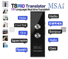 Mini traduttore vocale istantaneo in tempo reale Dispositivo di traduzione MSAI