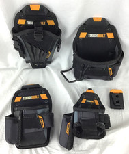 4 Tough built ToughBuilt Cliptech Tool pouches plus 1 Belt mounting bracket VGUC