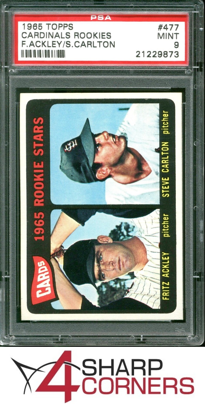 Steve Carlton 1965 Topps #477 Rookie Stars Price Guide - Sports