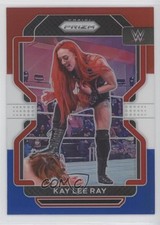 2022 Panini Prizm WWE Red White & Blue Prizm Kay Lee Ray #106 17x6