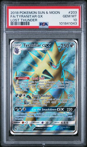 Tyranitar-GX graded PSA 10 for sale on eBay