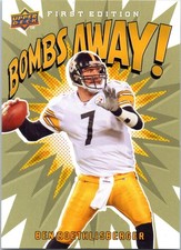 2009 Upper Deck First Edition Ben Roethlisberger Bombs Away #BA-5 Steelers