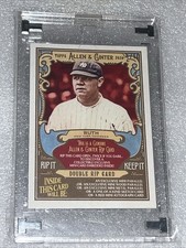 2025 Topps Allen&Ginter Babe Ruth & Mickey Mantle Double Rip Card /50 SuperClean