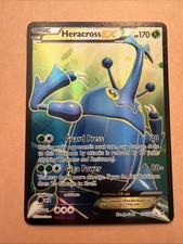2014 POKEMON XY FURIOUS FISTS FULL ART HOLO HERACROSS EX 105/111 UR NM UNGRADED on eBay
