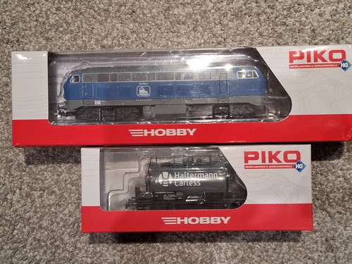 Piko 98551B Diesellok BR 218 Presse Ep VI Lok Nr 218 058-9 & 58768 ohne Wagen - HO  | Zustand: New